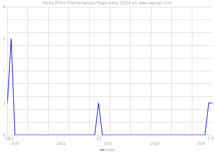 Hoite Prins (Netherlands) Page visits 2024 