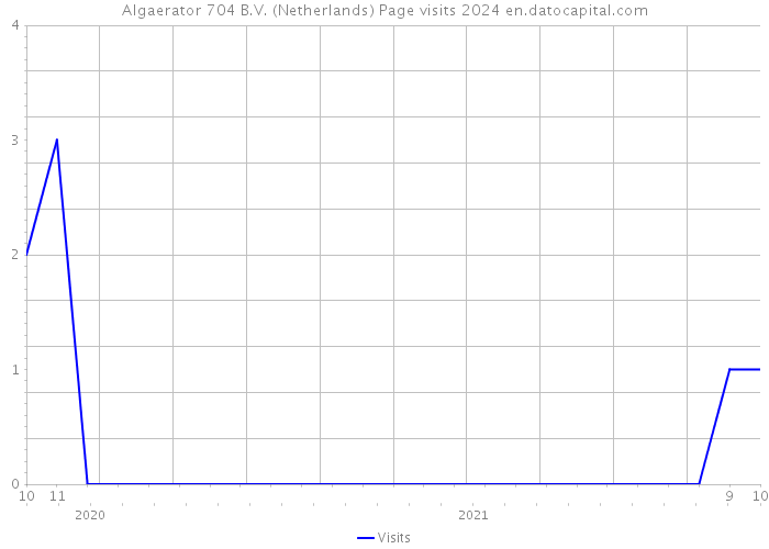 Algaerator 704 B.V. (Netherlands) Page visits 2024 