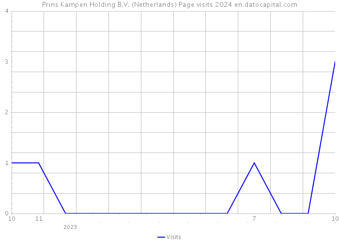 Prins Kampen Holding B.V. (Netherlands) Page visits 2024 