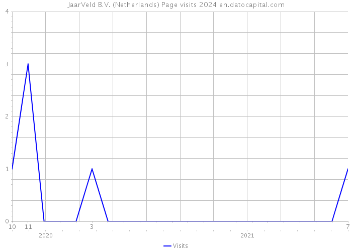 JaarVeld B.V. (Netherlands) Page visits 2024 