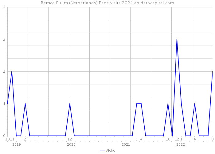 Remco Pluim (Netherlands) Page visits 2024 