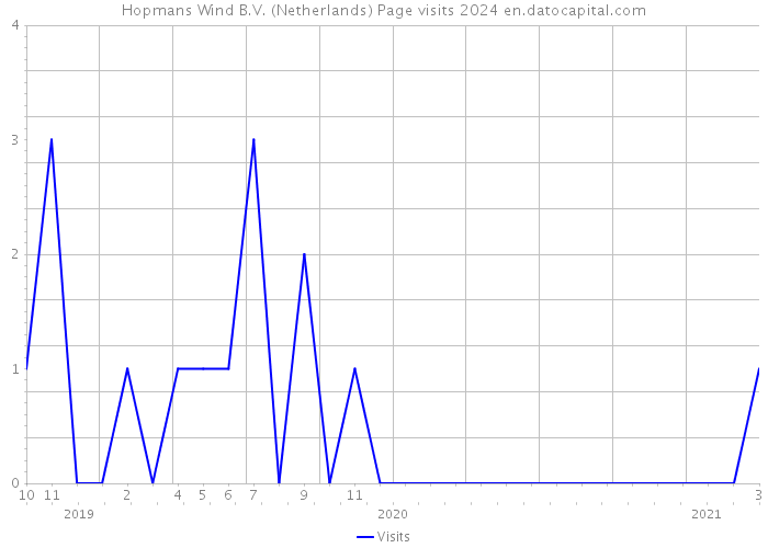 Hopmans Wind B.V. (Netherlands) Page visits 2024 