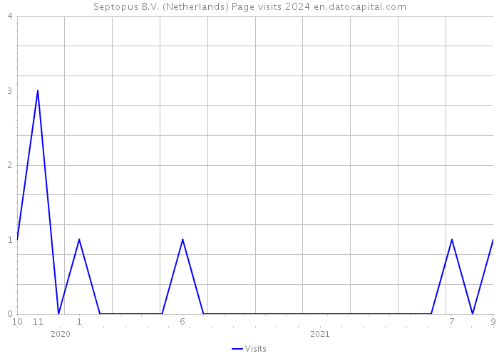 Septopus B.V. (Netherlands) Page visits 2024 