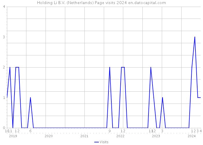 Holding Li B.V. (Netherlands) Page visits 2024 
