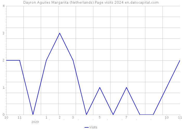 Dayron Aguiles Margarita (Netherlands) Page visits 2024 