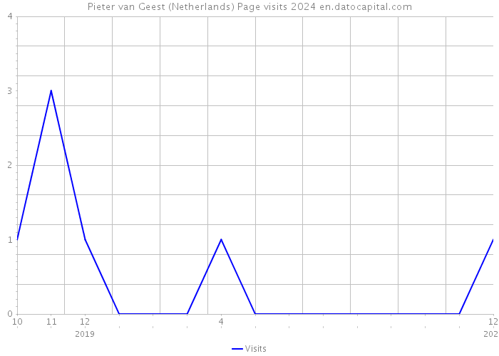 Pieter van Geest (Netherlands) Page visits 2024 