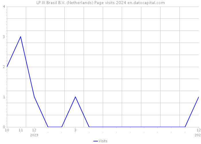 LP III Brasil B.V. (Netherlands) Page visits 2024 