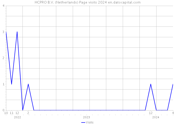 HCPRO B.V. (Netherlands) Page visits 2024 