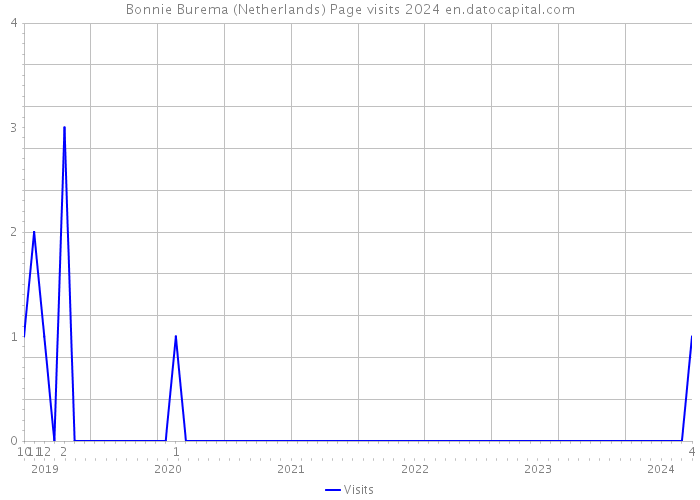Bonnie Burema (Netherlands) Page visits 2024 
