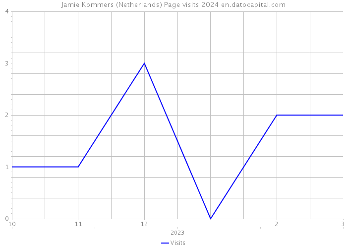 Jamie Kommers (Netherlands) Page visits 2024 