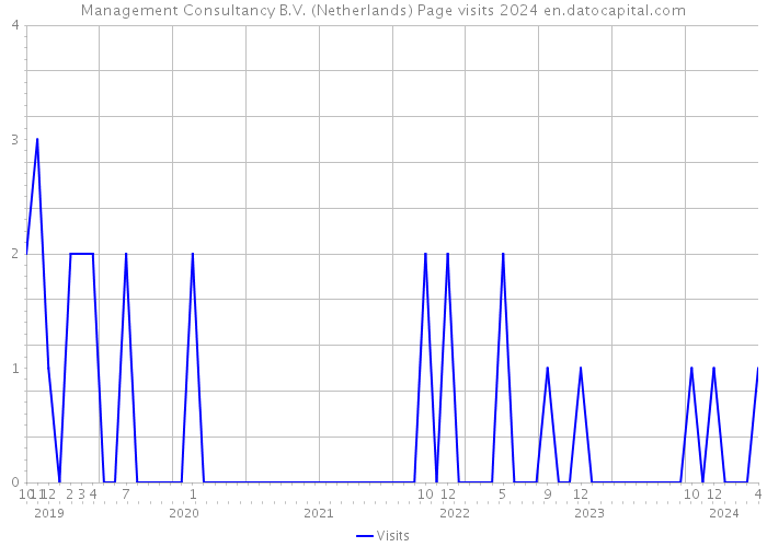 Management Consultancy B.V. (Netherlands) Page visits 2024 
