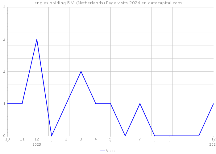 engies holding B.V. (Netherlands) Page visits 2024 