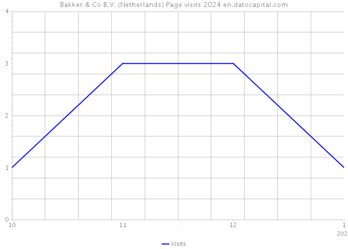 Bakker & Co B.V. (Netherlands) Page visits 2024 