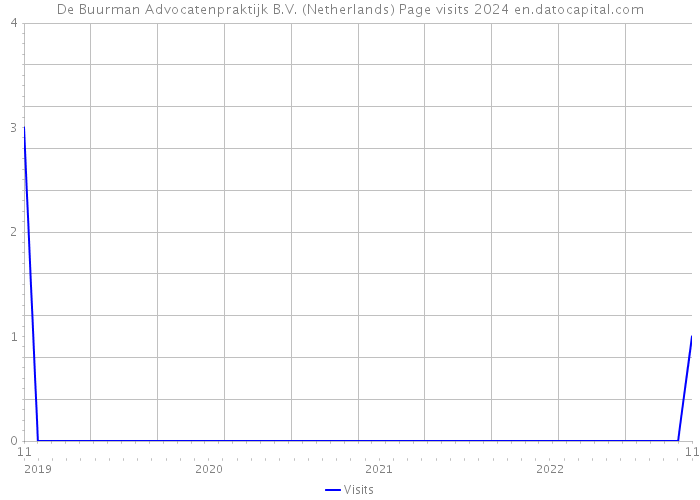 De Buurman Advocatenpraktijk B.V. (Netherlands) Page visits 2024 