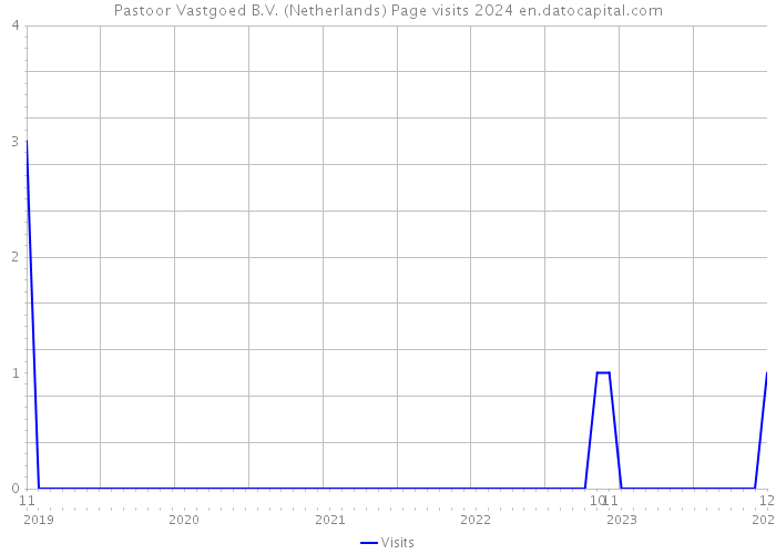 Pastoor Vastgoed B.V. (Netherlands) Page visits 2024 