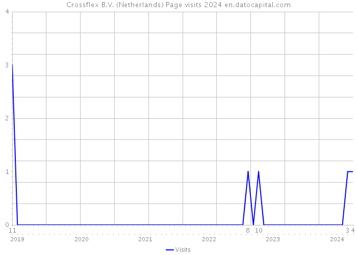 Crossflex B.V. (Netherlands) Page visits 2024 