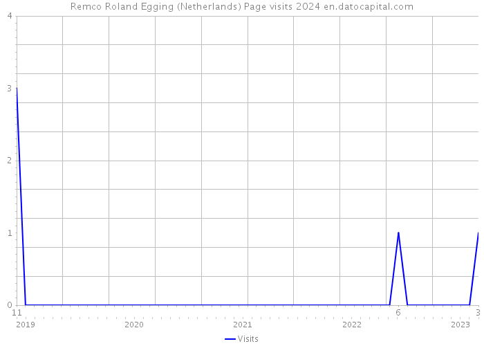 Remco Roland Egging (Netherlands) Page visits 2024 