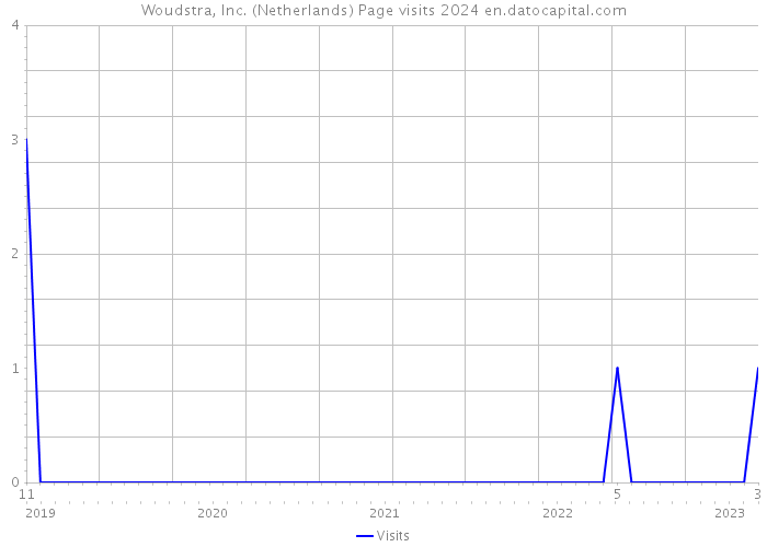 Woudstra, Inc. (Netherlands) Page visits 2024 
