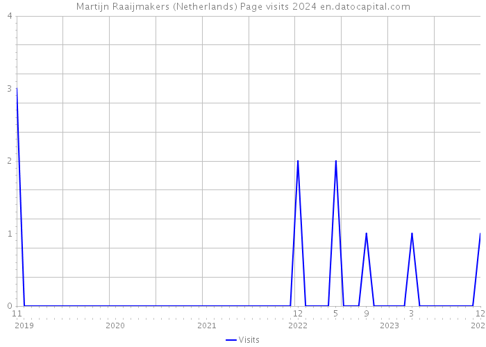 Martijn Raaijmakers (Netherlands) Page visits 2024 