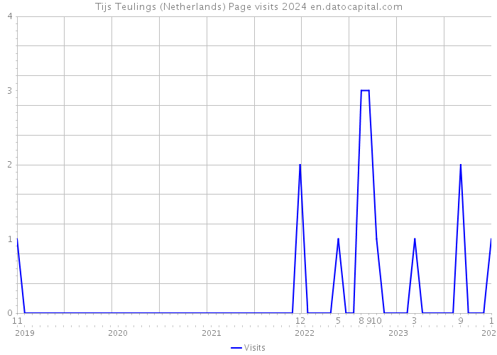 Tijs Teulings (Netherlands) Page visits 2024 