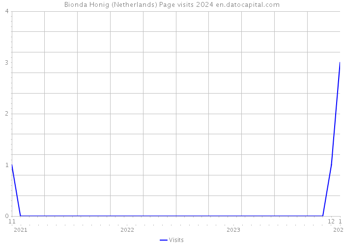 Bionda Honig (Netherlands) Page visits 2024 