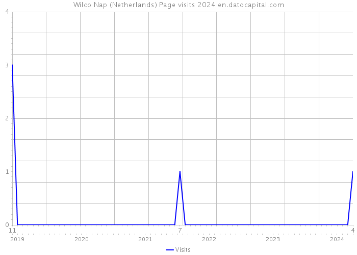 Wilco Nap (Netherlands) Page visits 2024 