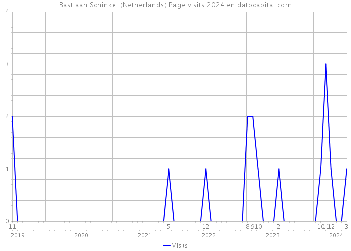 Bastiaan Schinkel (Netherlands) Page visits 2024 
