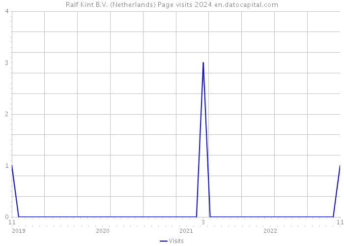 Ralf Kint B.V. (Netherlands) Page visits 2024 