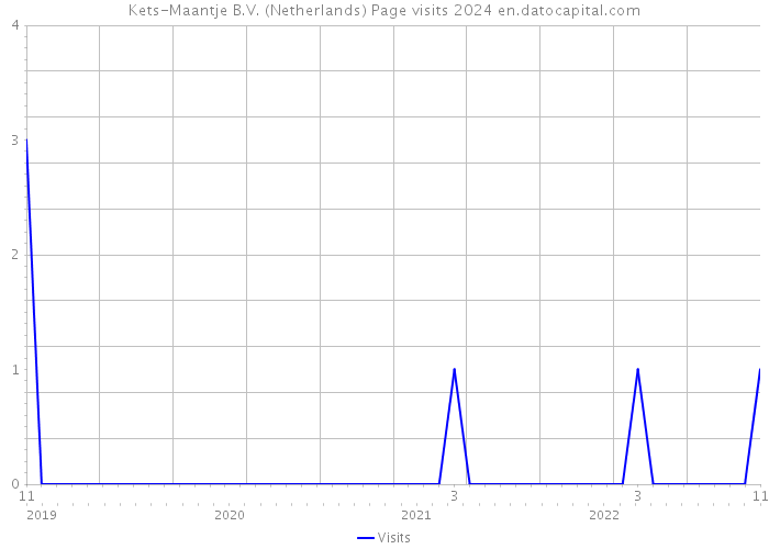 Kets-Maantje B.V. (Netherlands) Page visits 2024 
