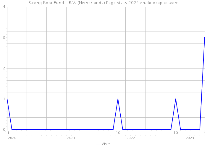 Strong Root Fund II B.V. (Netherlands) Page visits 2024 