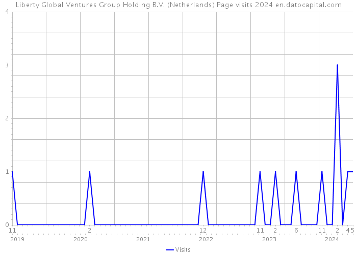 Liberty Global Ventures Group Holding B.V. (Netherlands) Page visits 2024 