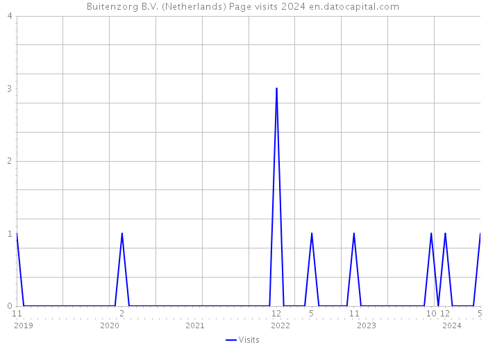 Buitenzorg B.V. (Netherlands) Page visits 2024 