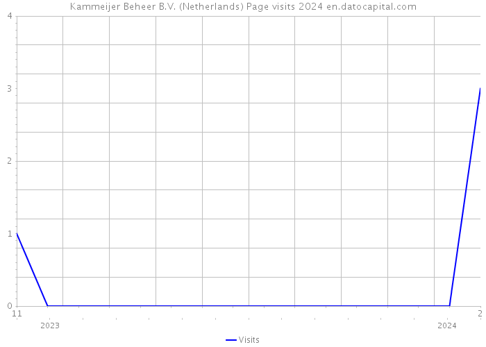 Kammeijer Beheer B.V. (Netherlands) Page visits 2024 