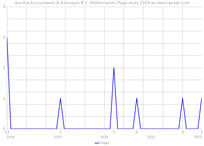 Aurillia Accountants & Adviseurs B.V. (Netherlands) Page visits 2024 