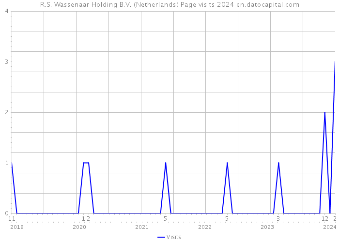 R.S. Wassenaar Holding B.V. (Netherlands) Page visits 2024 