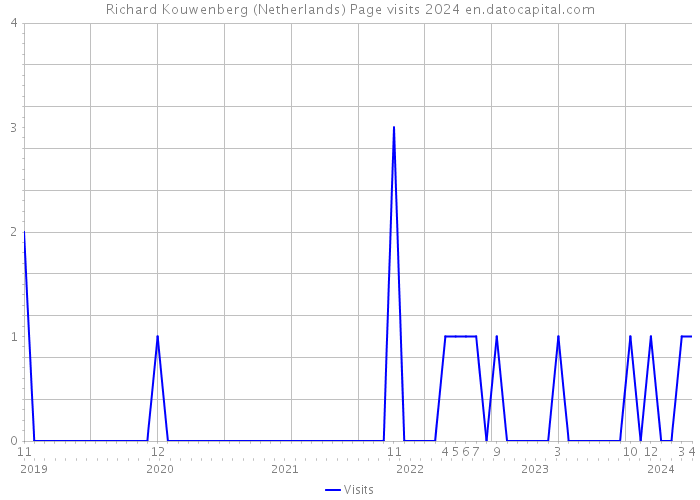 Richard Kouwenberg (Netherlands) Page visits 2024 