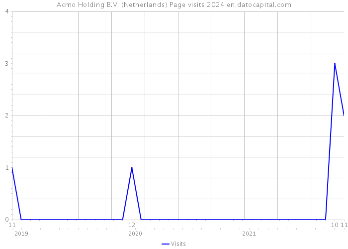 Acmo Holding B.V. (Netherlands) Page visits 2024 