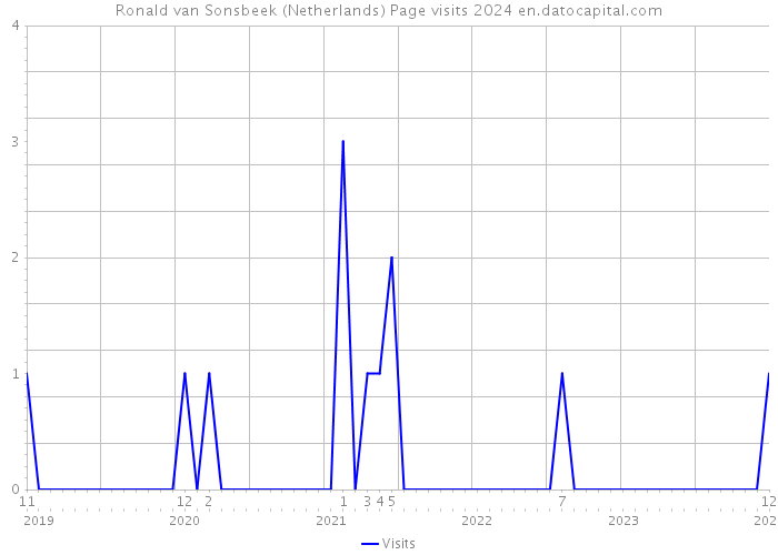 Ronald van Sonsbeek (Netherlands) Page visits 2024 