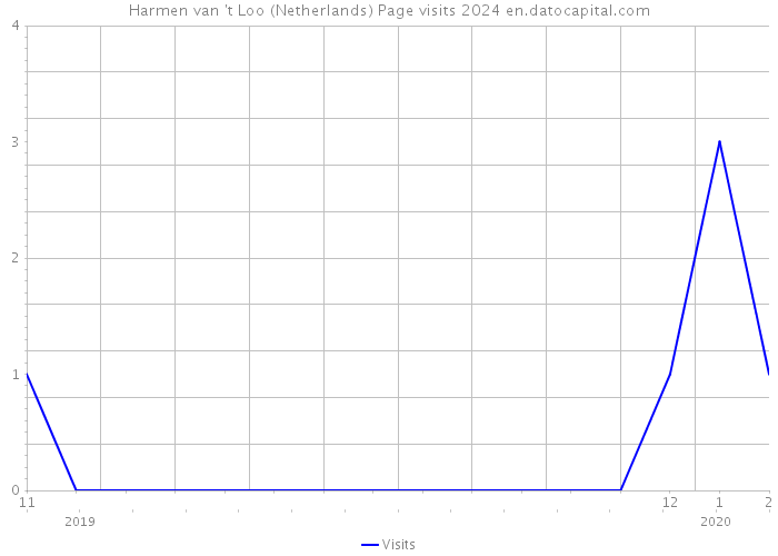 Harmen van 't Loo (Netherlands) Page visits 2024 