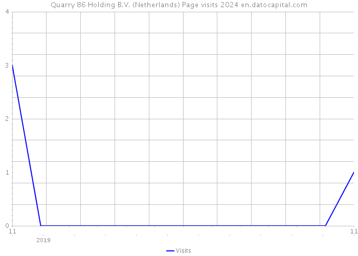 Quarry 86 Holding B.V. (Netherlands) Page visits 2024 