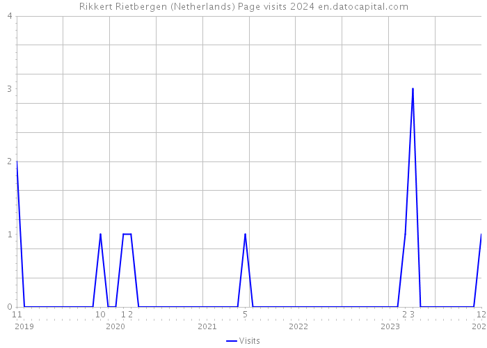 Rikkert Rietbergen (Netherlands) Page visits 2024 