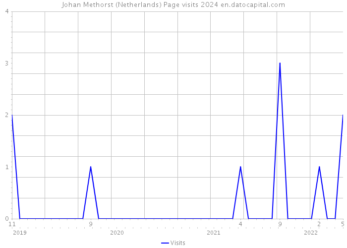 Johan Methorst (Netherlands) Page visits 2024 