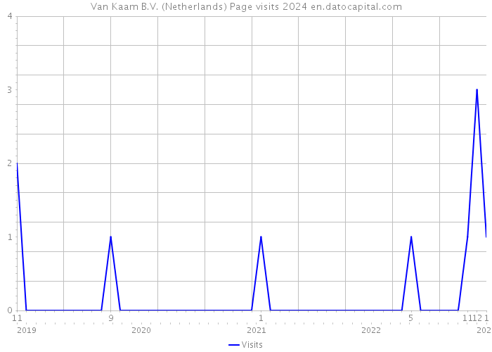 Van Kaam B.V. (Netherlands) Page visits 2024 