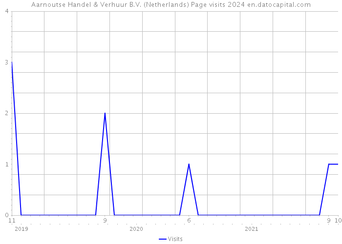 Aarnoutse Handel & Verhuur B.V. (Netherlands) Page visits 2024 