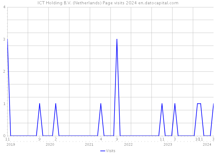 ICT Holding B.V. (Netherlands) Page visits 2024 