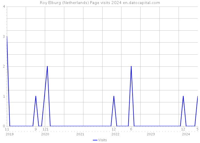 Roy Elburg (Netherlands) Page visits 2024 