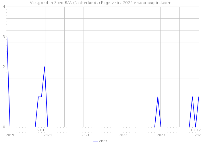 Vastgoed In Zicht B.V. (Netherlands) Page visits 2024 