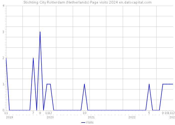 Stichting City Rotterdam (Netherlands) Page visits 2024 