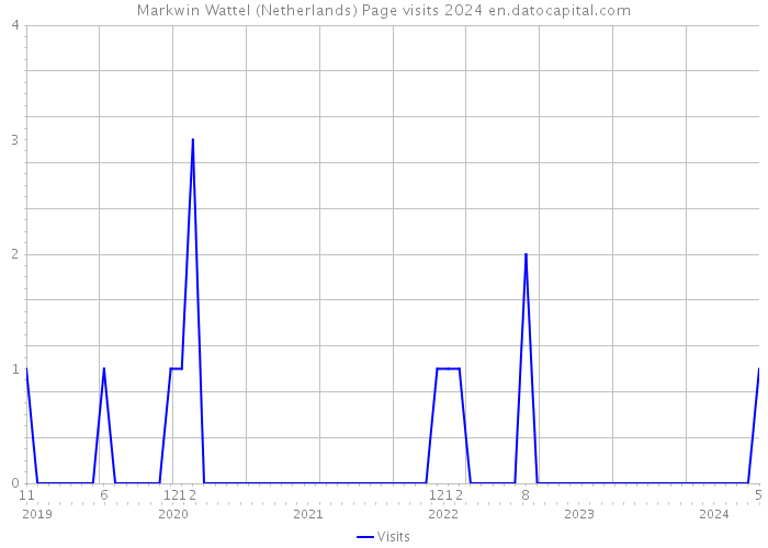 Markwin Wattel (Netherlands) Page visits 2024 