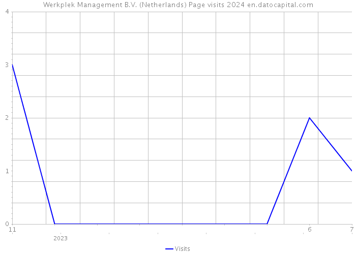Werkplek Management B.V. (Netherlands) Page visits 2024 